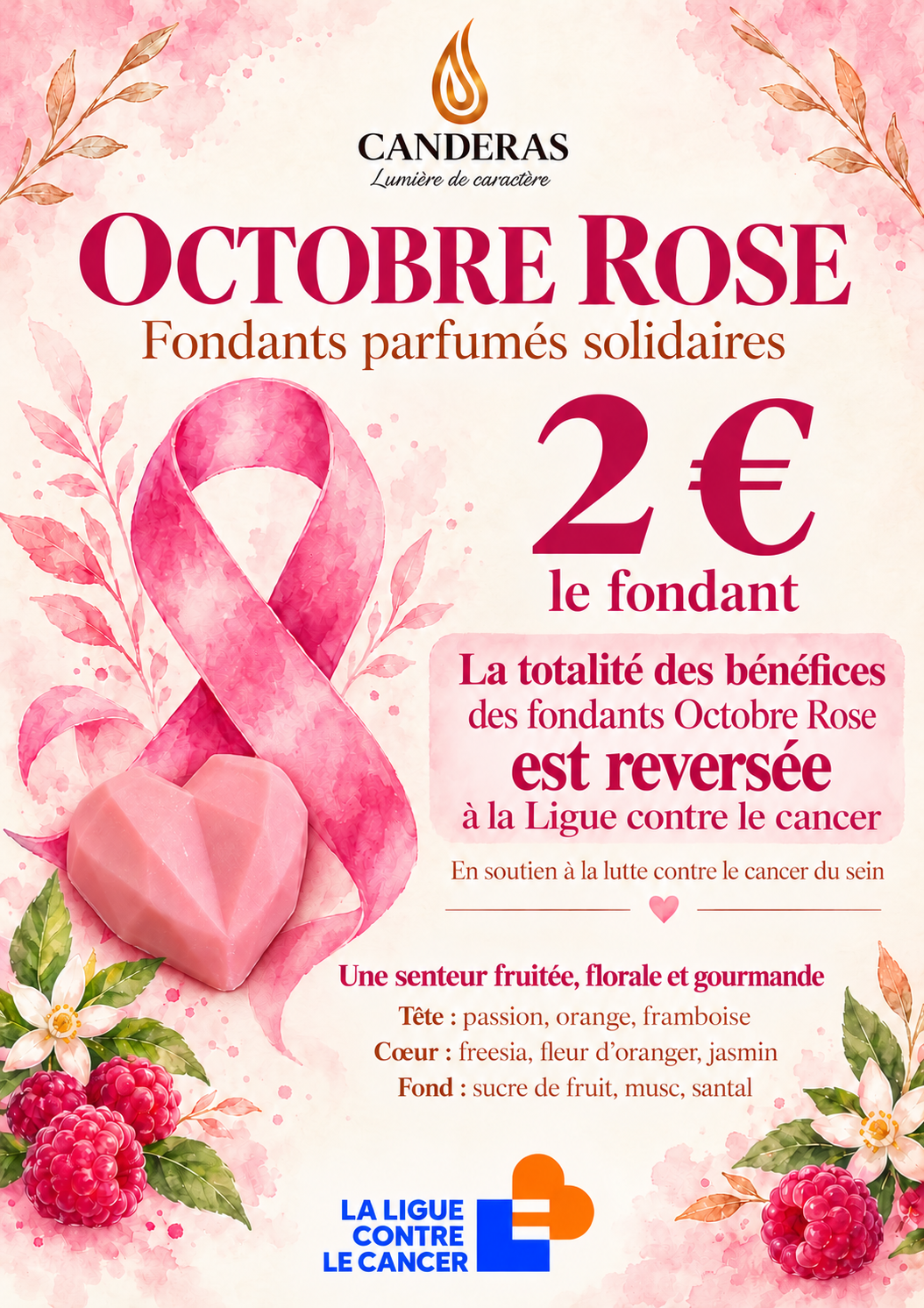 Fondant Octobre Rose — Édition solidaire