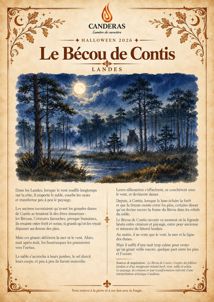 Le Bécou de Contis — Bougie Halloween 200 ml