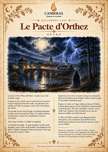Le Pacte d’Orthez — Bougie Halloween 200 ml