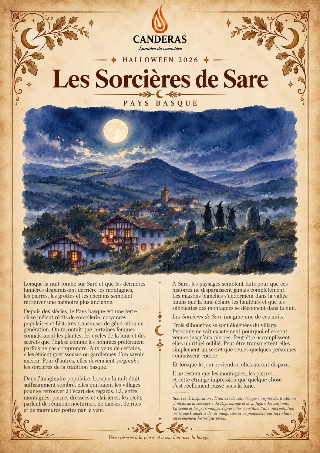 Les Sorcières de Sare — Bougie Halloween 200 ml